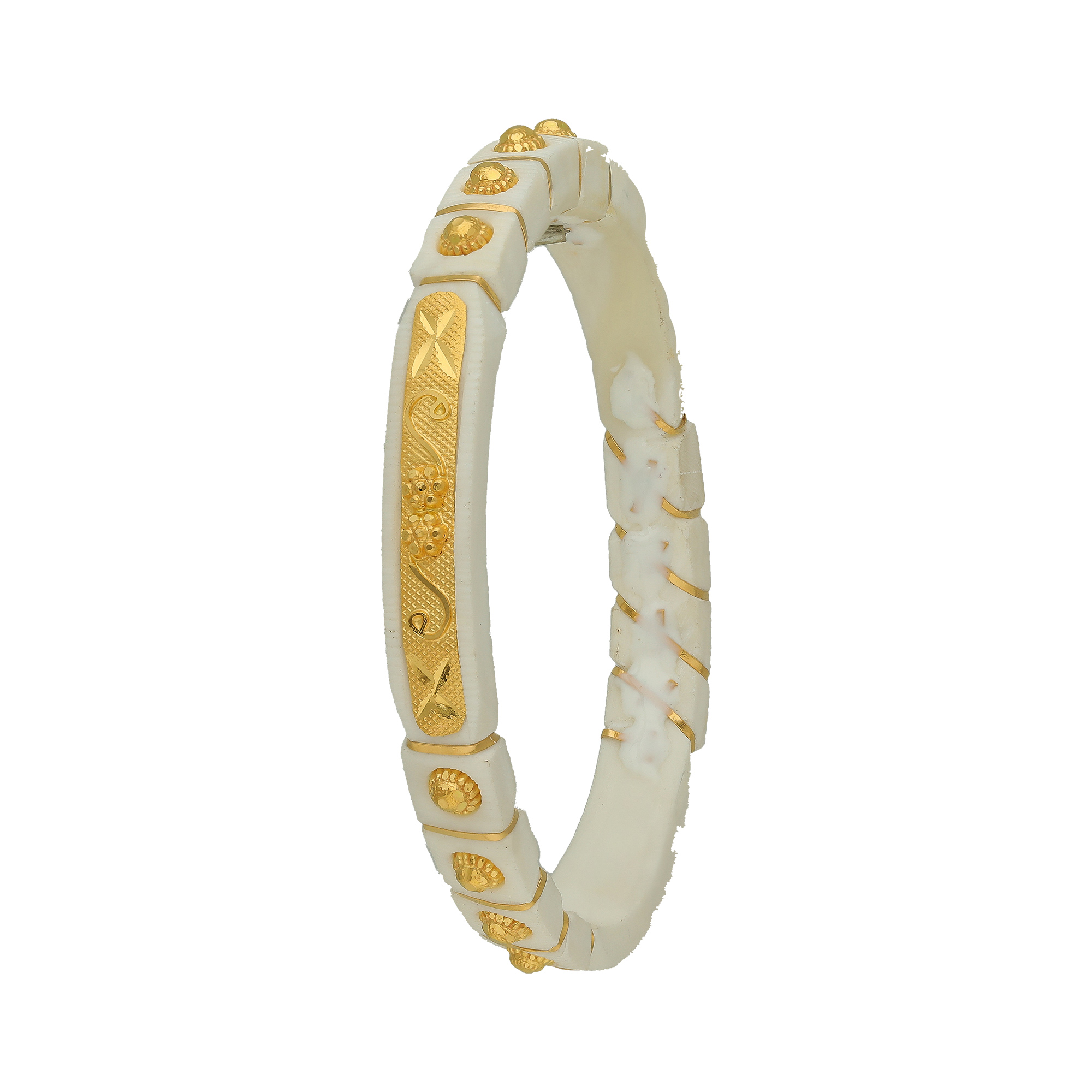 Gold Flat Bangle