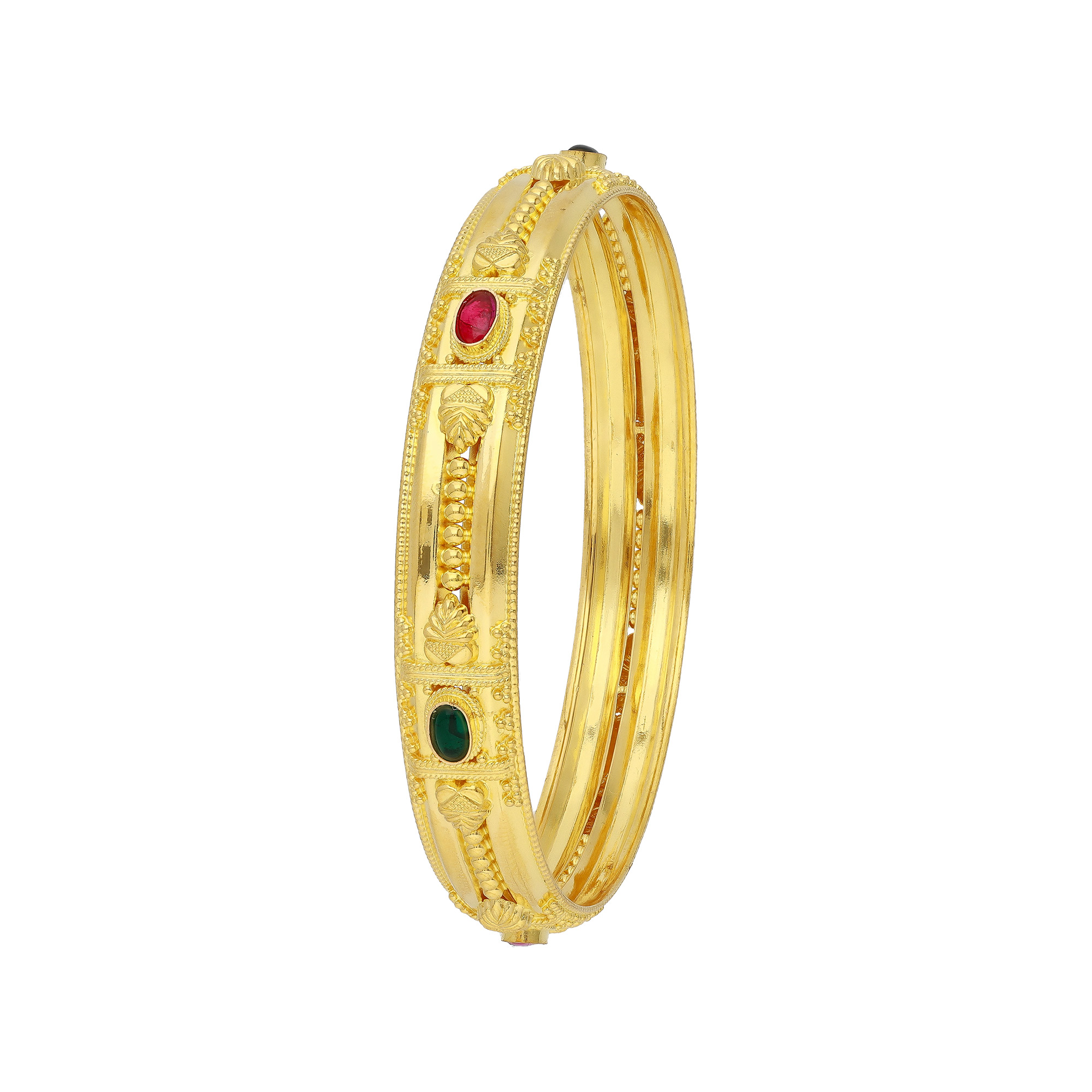 Gold Flat Bangle