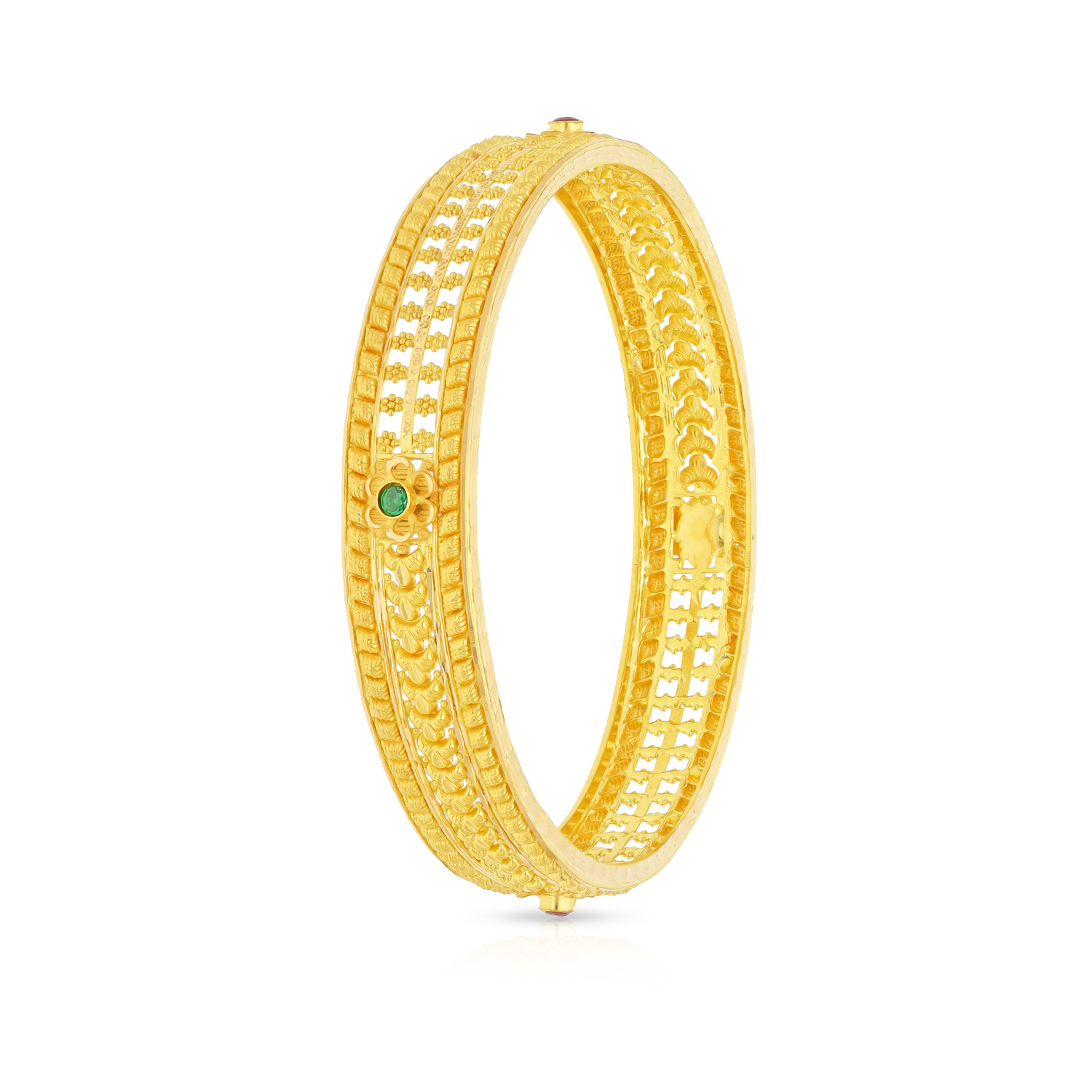 Gold Flat Bangle