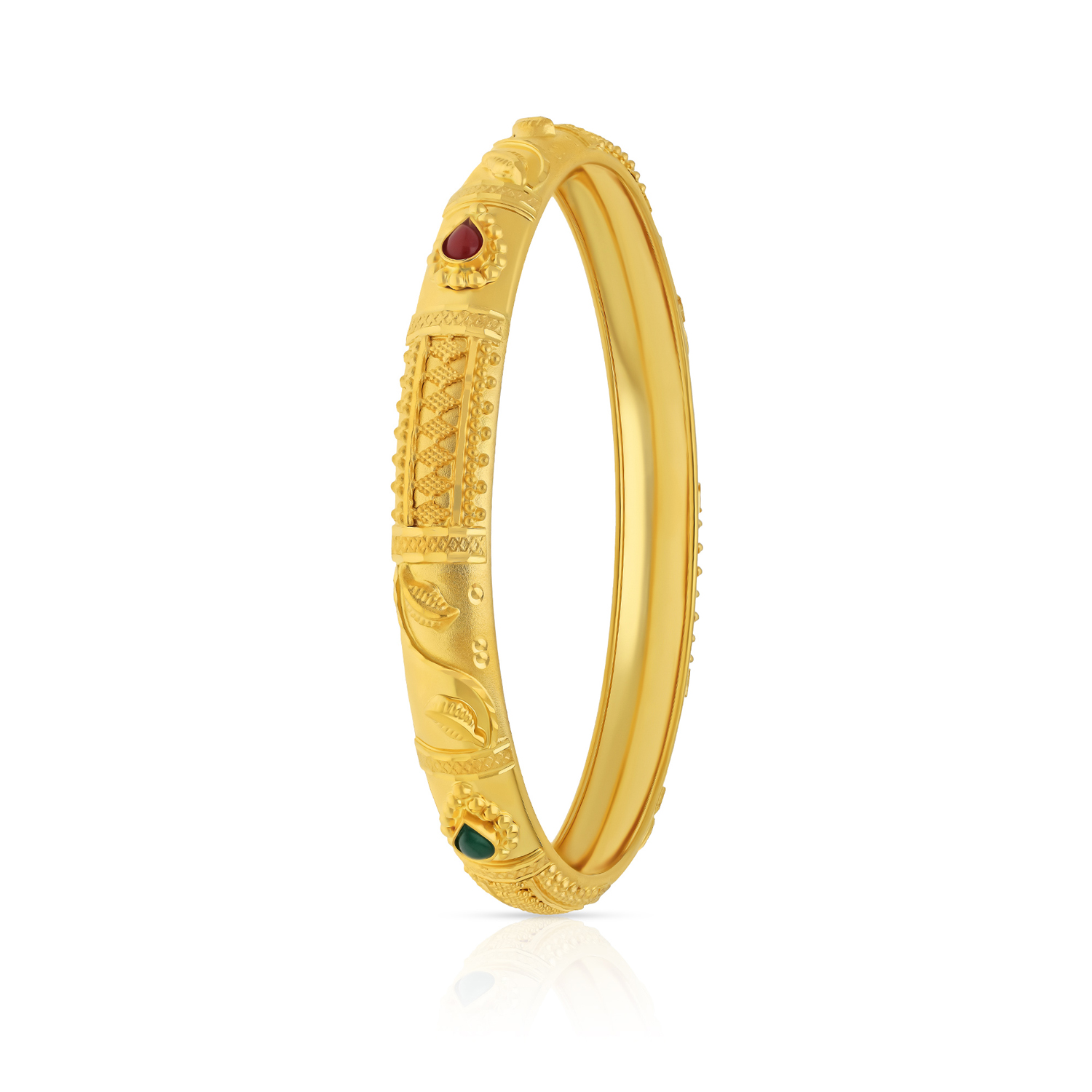 Gold Half Moon Bangle