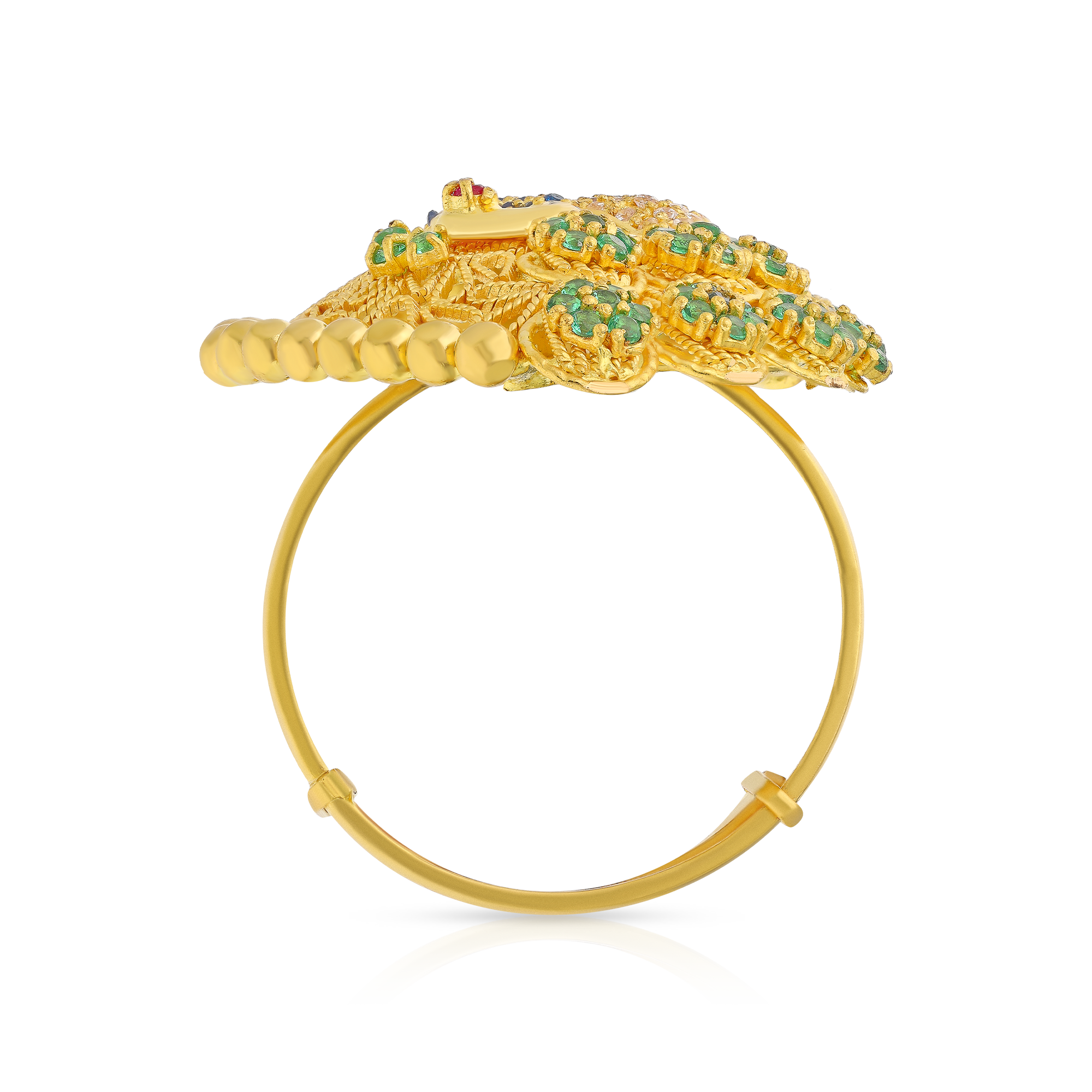Gold Cocktail Finger Ring