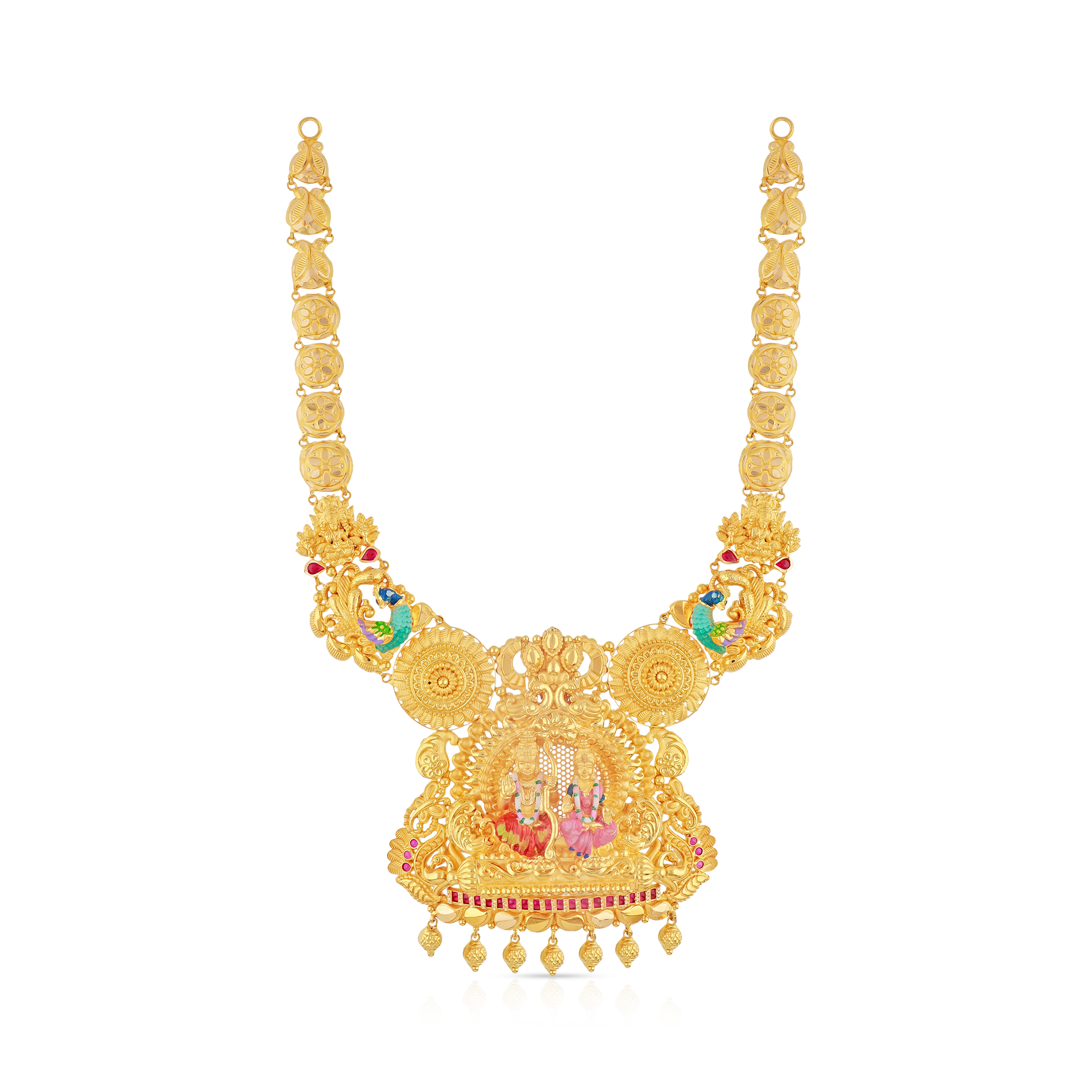 Gold Short U Pendant Necklace
