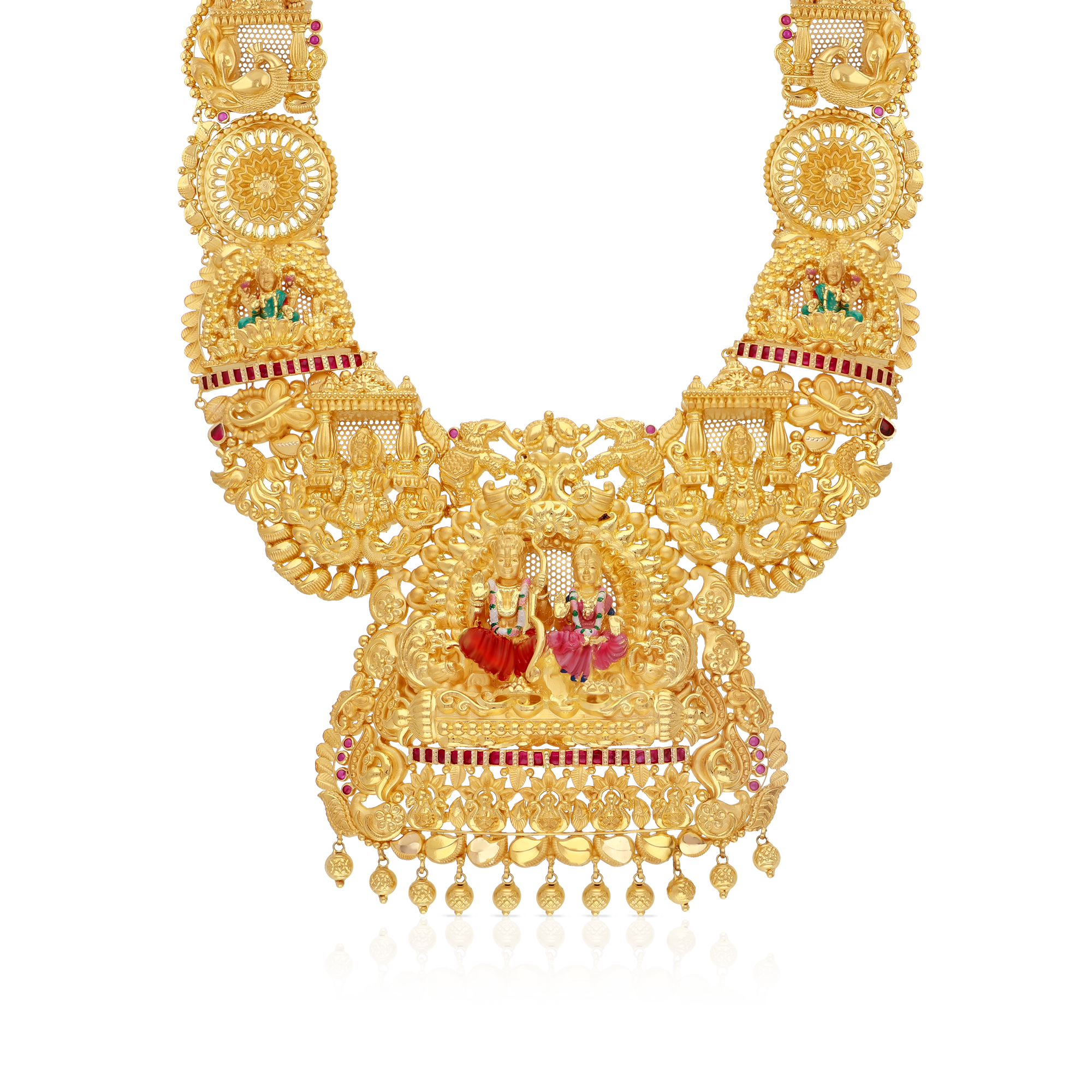 Gold Long U Pendant Necklace